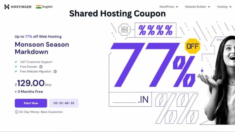 Hostinger Shared Hosting Coupon Code